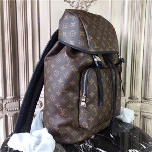 Louis Vuitton Zack Backpack Monogram Macassar Canvas