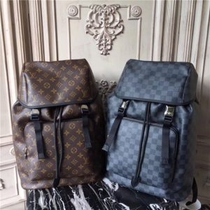 Louis Vuitton Zack Backpack Monogram Macassar Canvas