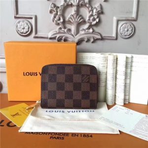 Louis Vuitton Zippy Coin Purse Damier Ebene Canvas