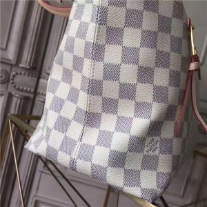 Louis Vuitton Iena Replica MM Damier Azur Canvas