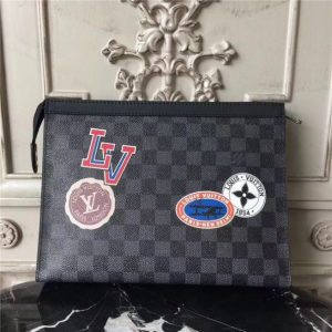 Louis Vuitton Pochette Voyage Damier Graphite Stickers