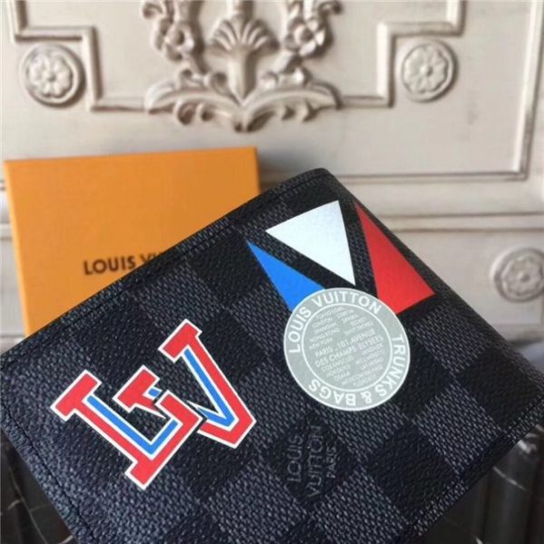 Louis Vuitton Multiple Wallet Damier Graphite Stickers