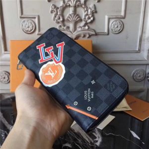 Louis Vuitton Zippy Wallet Vertical Damier Graphite Stickers