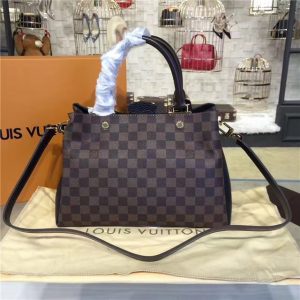 Louis Vuitton Brittany Damier Ebene Canvas Noir