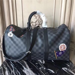 Louis Vuitton Keepall 45 Bandouliere Damier Graphite Stickers