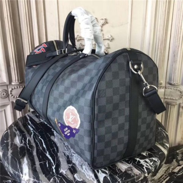 Louis Vuitton Keepall 45 Bandouliere Damier Graphite Stickers