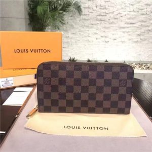 Louis Vuitton Zippy Organizer Damier Ebene Canvas