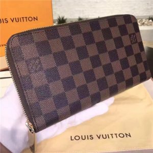 Louis Vuitton Zippy Organizer Damier Ebene Canvas