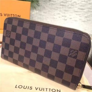 Louis Vuitton Zippy Organizer Damier Ebene Canvas