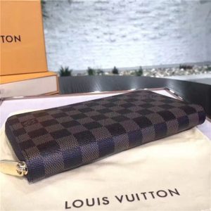 Louis Vuitton Zippy Organizer Damier Ebene Canvas