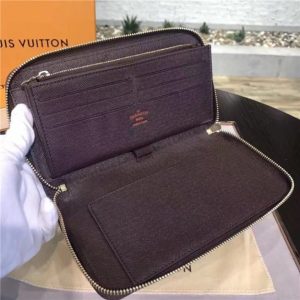 Louis Vuitton Zippy Organizer Damier Ebene Canvas