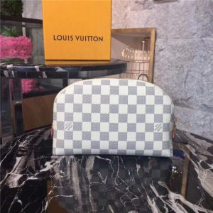 Louis Vuitton Cosmetic Case Damier Azur Replica Canvas GM