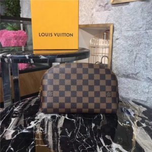 Louis Vuitton Cosmetic Case Damier Ebene Canvas GM Replica