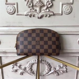 Louis Vuitton Cosmetic Replica Pouch Damier Ebene Canvas