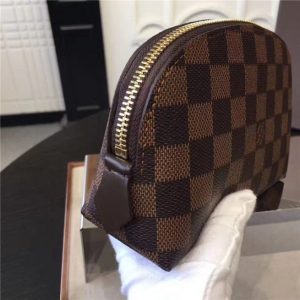 Louis Vuitton Cosmetic Replica Pouch Damier Ebene Canvas