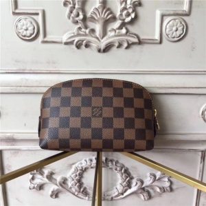 Louis Vuitton Cosmetic Replica Pouch Damier Ebene Canvas