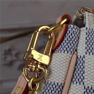 Louis Vuitton Damier Azur Canvas Eva Replica Clutch