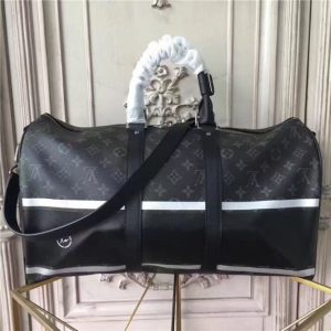 Louis Vuitton Keepall Bandouliere 55 Monogram Eclipse Flash