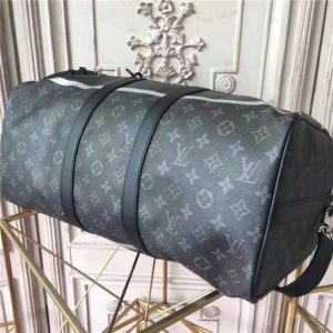 Louis Vuitton Keepall Bandouliere 55 Monogram Eclipse Flash