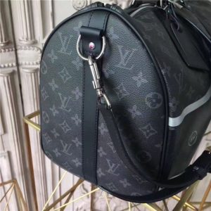 Louis Vuitton Keepall Bandouliere 55 Monogram Eclipse Flash