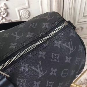 Louis Vuitton Keepall Bandouliere 55 Monogram Eclipse Flash