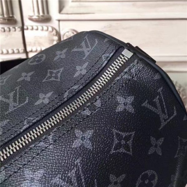 Louis Vuitton Keepall Bandouliere 45 Monogram Eclipse Flash