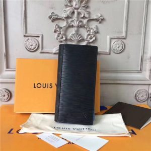 Louis Vuitton Brazza Wallet Monogram Eclipse Epi