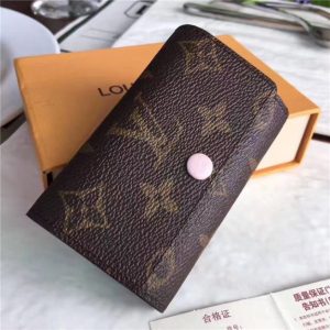 Louis Vuitton Monogram 6 Key Holder Rose Ballerine