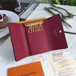 Louis Vuitton Monogram 6 Key Holder Fuchsia