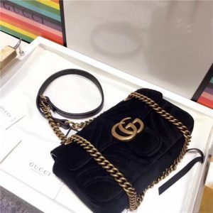 Gucci GG Marmont Velvet Mini Fake Bag (Varied Colors)