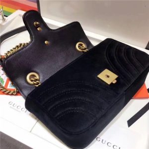 Gucci GG Marmont Velvet Mini Fake Bag (Varied Colors)