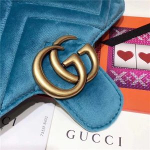 Gucci GG Marmont Velvet Mini Fake Bag (Varied Colors)