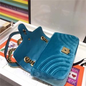 Gucci GG Marmont Velvet Mini Fake Bag (Varied Colors)