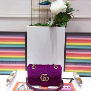 Gucci GG Marmont Velvet Mini Fake Bag (Varied Colors)