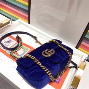 Gucci GG Marmont Velvet Mini Fake Bag (Varied Colors)