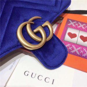 Gucci GG Marmont Velvet Mini Fake Bag (Varied Colors)