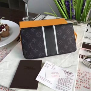 Louis Vuitton Zippy Organizer Monogram Eclipse Flash