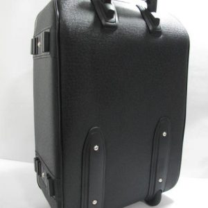 Louis Vuitton Taiga Rolling Luggage Pegase 60 Black