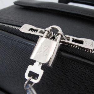 Louis Vuitton Taiga Rolling Luggage Pegase 60 Black