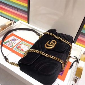 Gucci GG Marmont Matelasse Small Replica Shoulder Bag Velvet (Varied Colors)