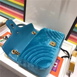 Gucci GG Marmont Matelasse Small Replica Shoulder Bag Velvet (Varied Colors)