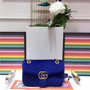 Gucci GG Marmont Matelasse Small Replica Shoulder Bag Velvet (Varied Colors)