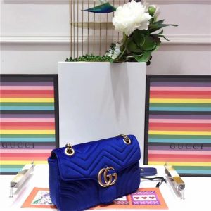 Gucci GG Marmont Matelasse Small Replica Shoulder Bag Velvet (Varied Colors)