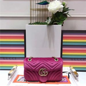 Gucci GG Marmont Matelasse Small Replica Shoulder Bag Velvet (Varied Colors)