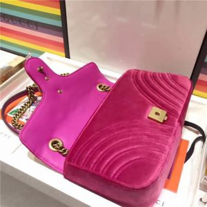 Gucci GG Marmont Matelasse Small Replica Shoulder Bag Velvet (Varied Colors)