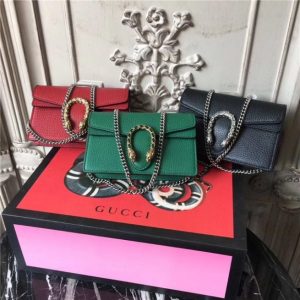 Gucci Dionysus Leather Super Mini Bag (Varied Colors)