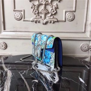 Gucci Dionysus Super Mini Bag Blue Blooms