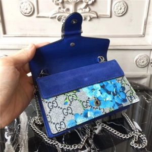 Gucci Dionysus Super Mini Bag Blue Blooms