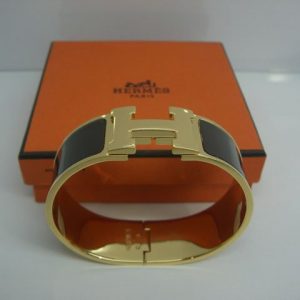 Hermes H Enamel Bracelet (Varied Colors)