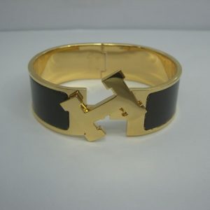 Hermes H Enamel Bracelet (Varied Colors)